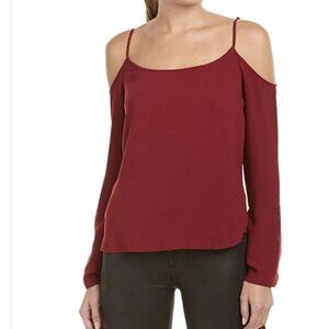 Bcbg Maxazria Long Sleeve Nicholette Blouse SMALL Brand New With Tags